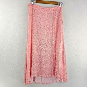 Grace & Mila My Sweetheart Red Heart Print Love Skirt Large